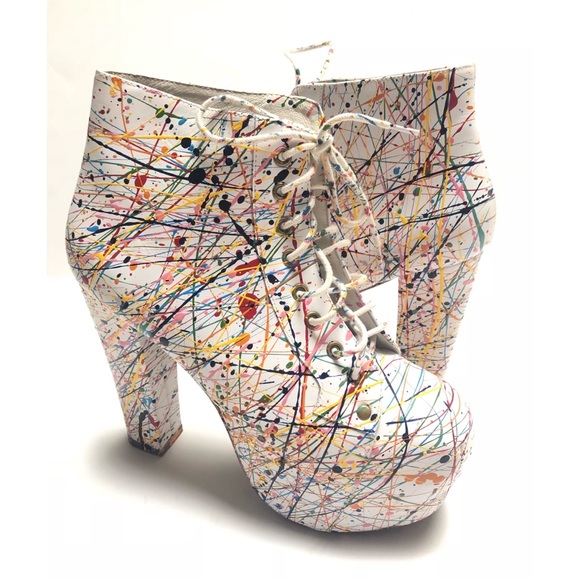 Jeffrey Campbell Shoes - JEFFREY CAMPBELL Lita-Paint size 7.5 platform heel